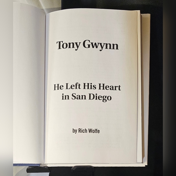 Tony Gwynn: He Left His Heart in San Diego by Rich Wolfe (2014, Hardcover) - Picture 8 of 8